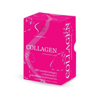 Skinny girls Mořský collagen s vitamínem C a příchutí lesních jahod 30 sáčků