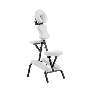 Skládací masážní židle MONTPELLIER WHITE- bílá