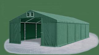 Skladový stan 5x10x2,5m střecha PVC 560g/m2 boky PVC 500g/m2 konstrukce ZIMA PLUS Zelená Zelená Zelená,Skladový stan 5x10x2,5m střecha PVC 560g/m2 bok