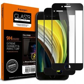 Sklo Spigen Glass Fc 2-Pack pro iPhone 7 8 Se 2020