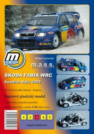 Škoda Fabia WRC ADAC Swedish Rally 2005/papírový model - Michal Antonický