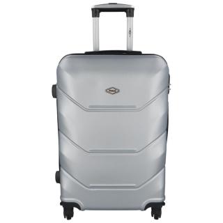 Skořepinový cestovní kufr stříbrný - RGL Hairon S