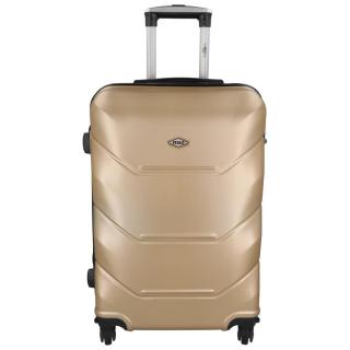 Skořepinový cestovní kufr zlatě béžový - RGL Hairon L