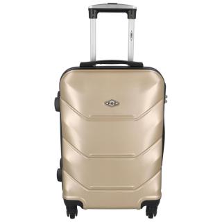 Skořepinový cestovní kufr zlatě béžový - RGL Hairon XS