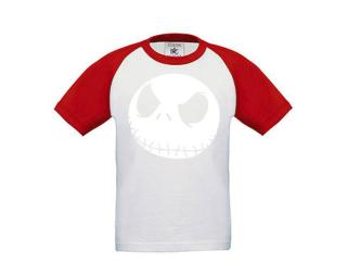 Skull Dětské tričko baseball