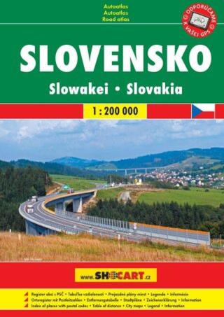 Slovensko 1:200 000 / autoatlas