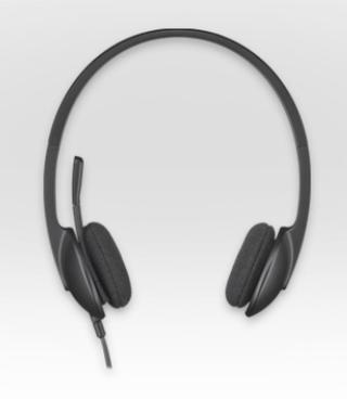 Sluchátka PROMO Náhlavní sada Logitech Stereo USB Headset H340