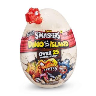 Smashers Dino Island Egg velké balení červený