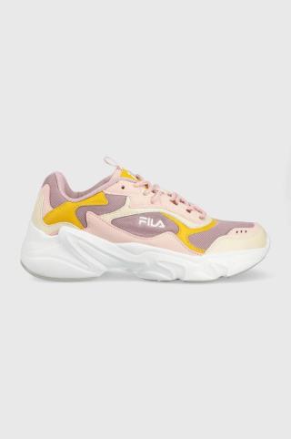Sneakers boty Fila Collene fialová barva