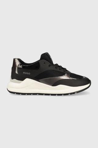 Sneakers boty HUGO Joyce černá barva, 50485852