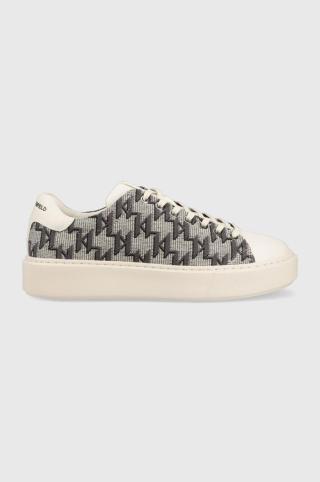 Sneakers boty Karl Lagerfeld MAXI KUP šedá barva, KL52273