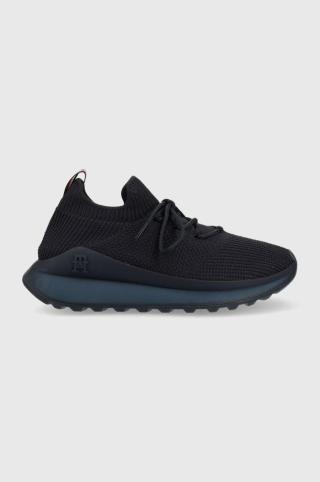 Sneakers boty Tommy Hilfiger FUTURUNNER KNIT tmavomodrá barva, FM0FM04584