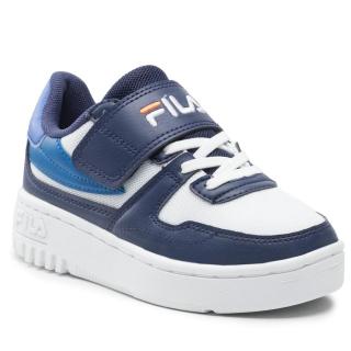 Sneakersy Fila - Fxventuno M Velcro Kids FFK0013.13044 White/Medieval Blue