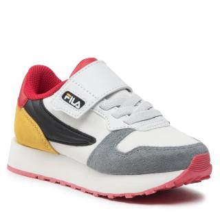 Sneakersy FILA - Retroque Velcro Kids FFK0036.13056 Marshmallow/Fila Red