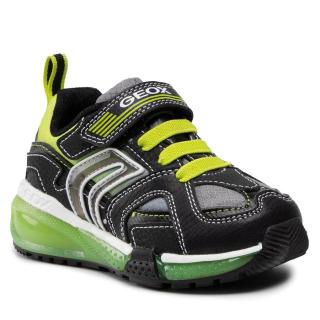 Sneakersy GEOX - J Bayonyc B. A J16FEA 0CEFU C0802 M Black/Lime
