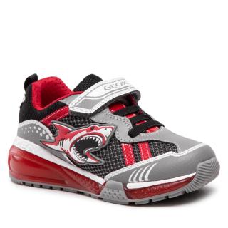 Sneakersy GEOX - J Bayonyc B. A J25FEA 014BU C0051 S Grey/Red