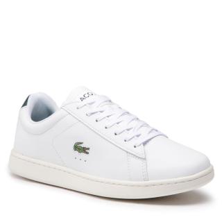 Sneakersy LACOSTE - Carnaby Evo 0721 1 Sma 7-41SMA00051R5 Wht/Dk Grn