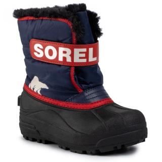 Sněhule SOREL - Childrens Snow Commander NC1960 Noctural/Sail Red 591
