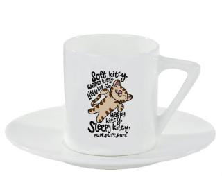 Soft kitty Espresso hrnek s podšálkem 100ml