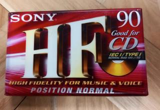 Sony Hf 90 Kazeta na magnetofon