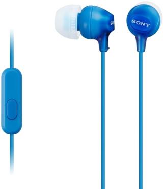 Sony Mdr-ex15apli sluchátka s mikrofonem, Blue