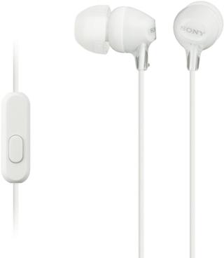 Sony Mdr-ex15apw sluchátka s mikrofonem, White