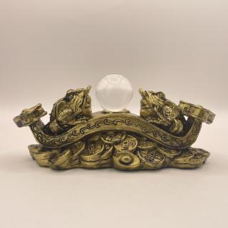 Šoška Feng Shui - Dvě třínohé žáby s perlou