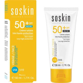 Soskin Paris Ochranný krém pro suchou a citlivou pleť SPF 50+  50 ml