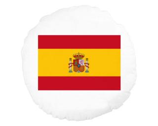 Španělská vlajka Kulatý polštář