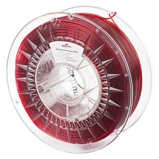 Spectrum 3D filament, Premium PET-G, 1,75mm, 1000g, 80050, transparent red