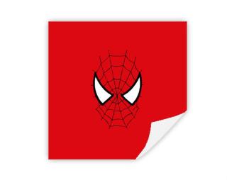 Spiderman Samolepky hranatý čtverec