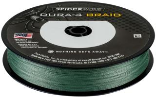 Spiderwire splétaná šňůra dura4 300 m green - průměr 0,10 mm / nosnost 9,1 kg