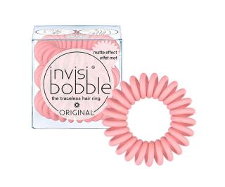 Spirálová gumička do vlasů Invisibobble Original Me, Myselfie and I - matná růžová, 3 ks