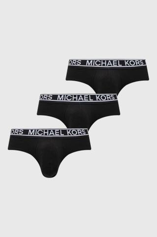 Spodní prádlo Michael Kors 3-pack pánské, černá barva