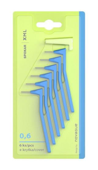 Spokar XML Mezizubní kartáčky 0,6 mm 6 ks modré