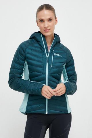 Sportovní bunda Jack Wolfskin Routeburn Pro zelená barva