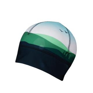 Sportovní čepice s otvorem pro culík bjež nature černá/zelená m