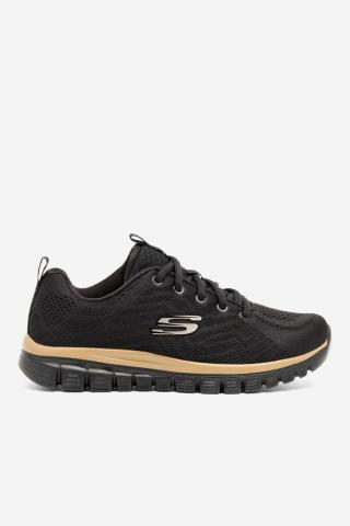 Sportovní obuv Skechers GRACEFUL - GET CONNECTED 12615 BKRG Materiál/-Syntetický