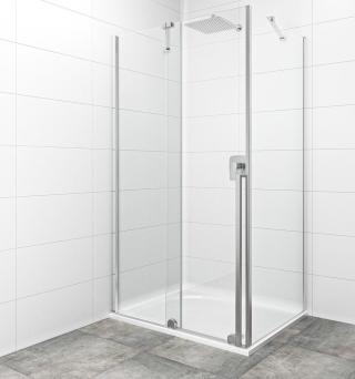 Sprchový kout obdélník 120x80 cm SAT Walk-In Xmotion SATBWIXM120STE80