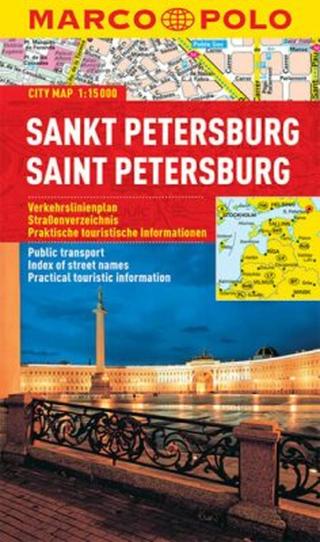 St Petersburg Marco Polo City Map: 1:15K