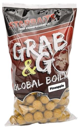 Starbaits Boilie Grab & Go Global Boilies Pineapple 20mm Hmotnost: 2,5kg, Průměr: 20mm