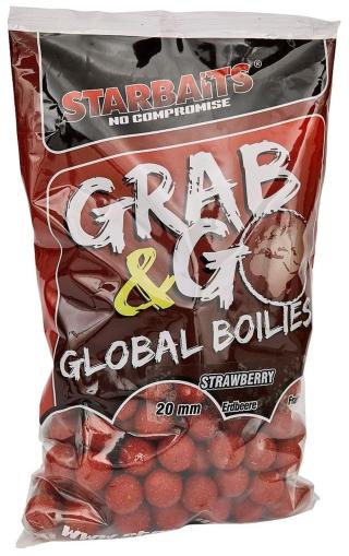 Starbaits Boilie Grab & Go Global Boilies Strawberry Jam 20mm Hmotnost: 1kg, Průměr: 20mm