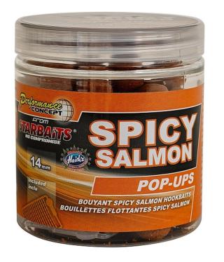 Starbaits plovoucí boilie pop up spicy salmon 80 g -20 mm