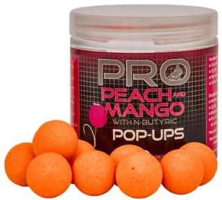 Starbaits Plovoucí boilies Pop Up Pro Peach & Mango 50g