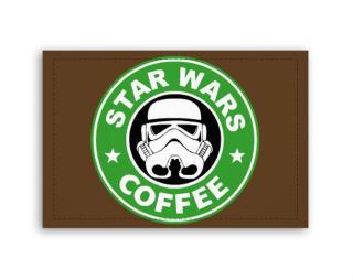 Starwars coffee Fotoobraz 90x60 cm střední