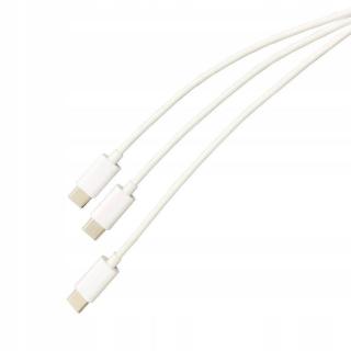 SteelPlay Dual Play&Charge kabel PS5 bílý