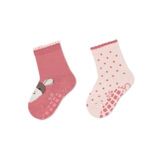 Sterntaler ABS ponožky dvojité balení Emmi Girl růžové