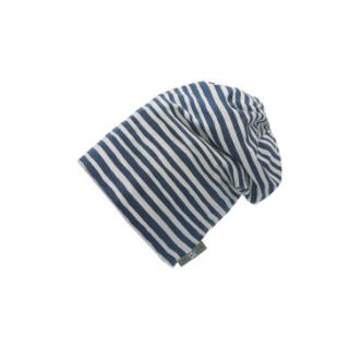 Sterntaler Čepice Slouch Beanie Stripes Medium Blue