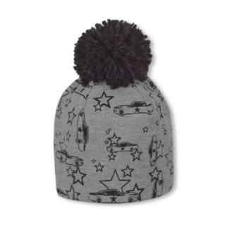 Sterntaler Chlapecká čepice Beanie jersey anthracite