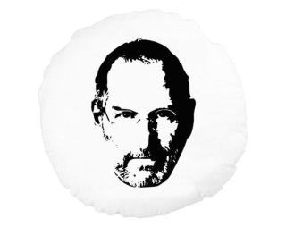 Steve Jobs Kulatý polštář